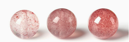 Natural Starlight Strawberry Quartz Beads – Unique and Eye-Catching